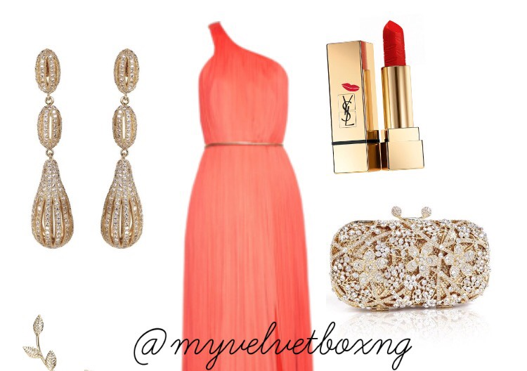 Red Carpet Inspired Look 1 My Velvet Box NG LoveweddingsNG