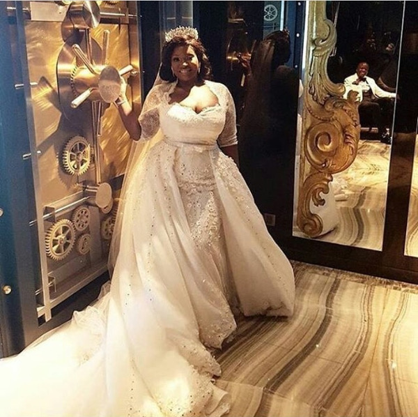 Tolu Oniru Tunde Demuren Dubai Wedding Bridal Gown LoveweddingsNG 1