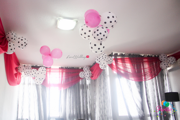 Yetunde's Kate Spade Themed Bridal Shower Balloons LoveweddingsNG Partito by Ronnie