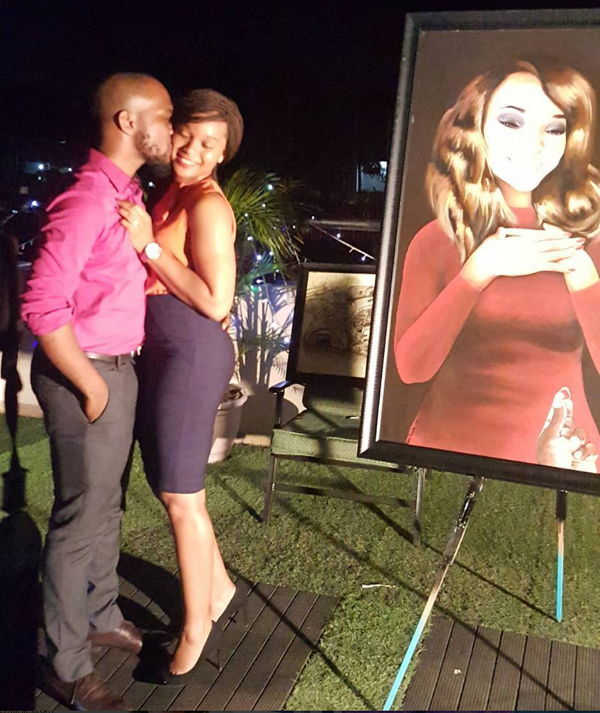 Ilamina and Olise Painting Proposal in Nigeria LoveweddingsNG HOC Events 2