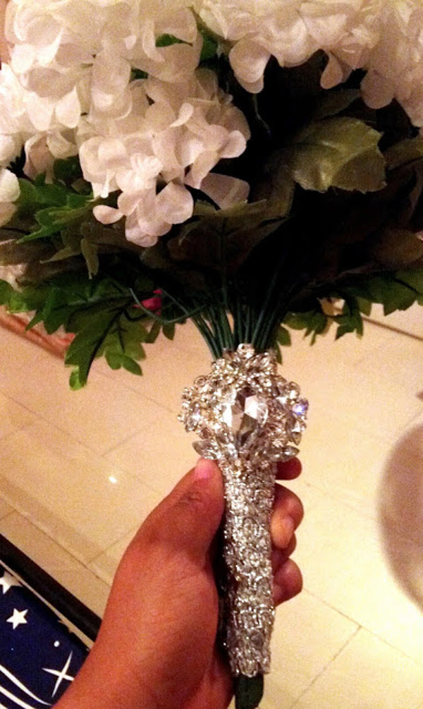 Nigerian Bridal Bouquet DIY Alma Jesse LoveweddingsNG 1