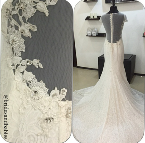 Nigerian Bridal Gown Alma Jesse LoveweddingsNG Brides & Babies