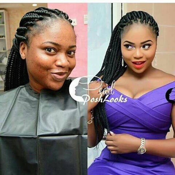 Nigerian-Bridal-Makeover-Before-and-After-Pearl-Posh-Looks-LoveweddingsNG