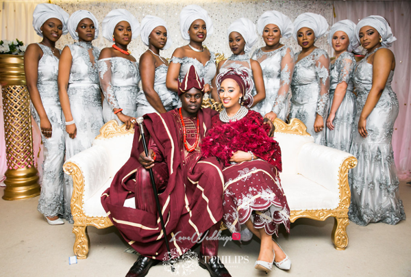 Nigerian Ghanaian Wedding Abi and Olivia Traditional Couple with Aso Ebi LoveweddingsNG