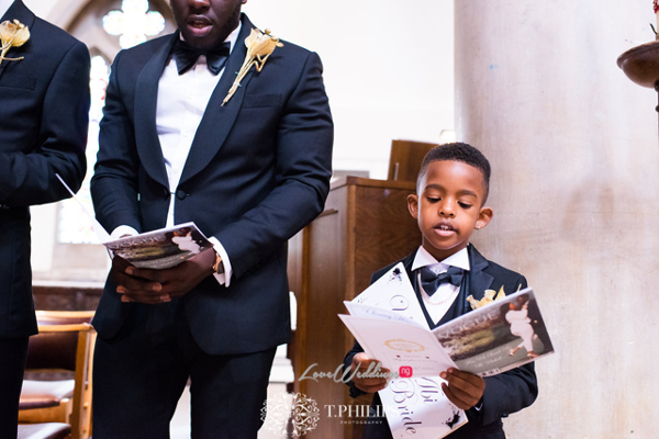 Nigerian Ghanaian White Wedding Abi and Olivia Page Boy LoveweddingsNG