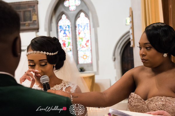 Nigerian Ghanaian White Wedding Abi and Olivia Vows LoveweddingsNG