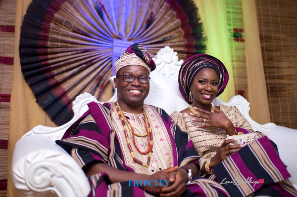 Nigerian Traditional Couple Tunde and Simi LoveweddingsNG Trip City Visuals