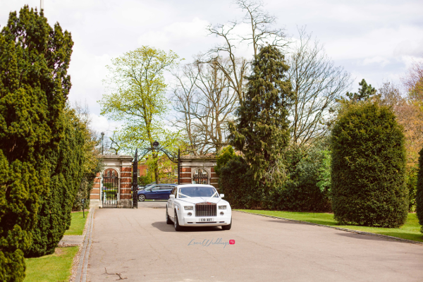 Nigerian Wedding Car Joy and Ifeanyi Perfect Events LoveweddingsNG