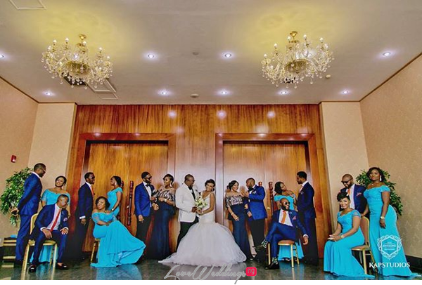 Nigerian Wedding Chidinma and Chuka #DimmyChu16 LoveweddingsNG Bridal Train