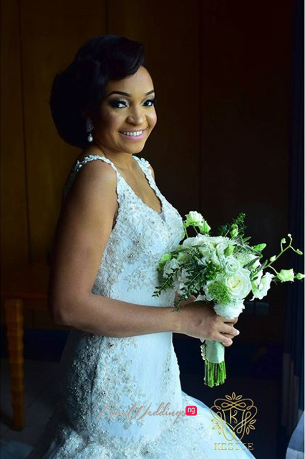Nigerian Wedding Chidinma and Chuka #DimmyChu16 LoveweddingsNG Bride Bouquet 2