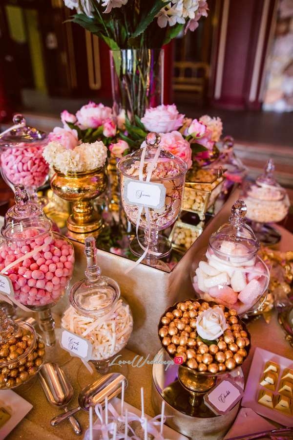 Nigerian Wedding Joy and Ifeanyi Sweet Table Sweetie Factory LoveweddingsNG 9