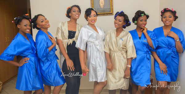 Nigerian Wedding Sandra and Obinna Bridesmaids LoveweddingsNG