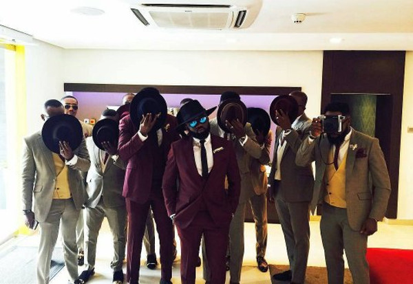 Noble Igwe Chioma Otisi Groom and Groomsmen Nigerian Celebrity Wedding LoveweddingsNG 1