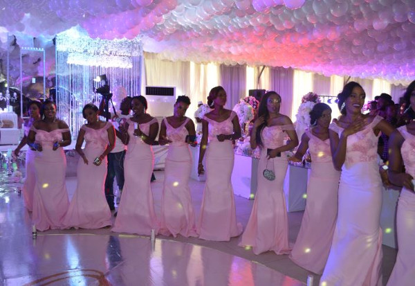 Onazi Ogenyi Sandra Ogunsuyi White Wedding Bridesmaids LoveweddingsNG