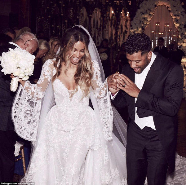 Ciara Russell Wilson Wedding Pictures LoveweddingsNG 6