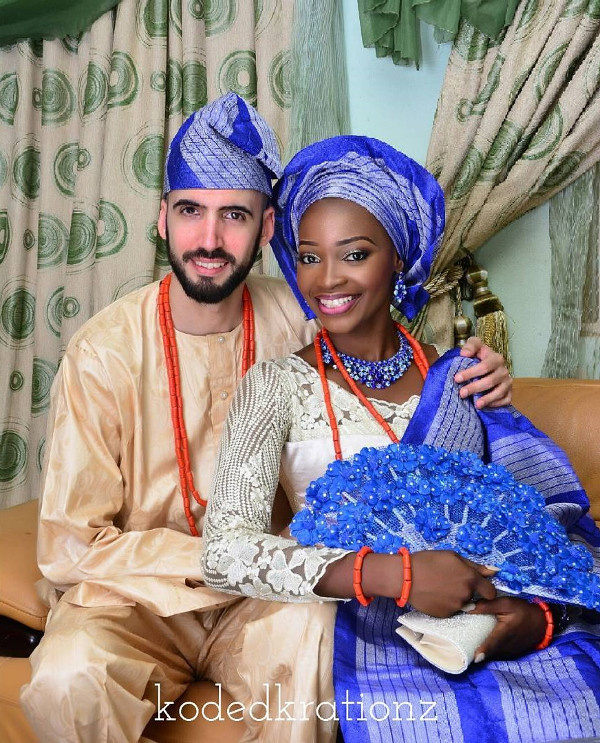 Esther and Kyrillos Yoruba Greek Traditional Wedding Bride and Groom Koded Krationz LoveweddingsNG