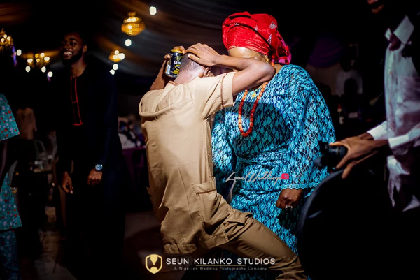 Nigerian Traditional Wedding Guests Dancing Ope and Deji LoveweddingsNG Seun Kilanko Studios