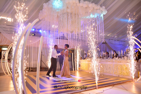 Nigerian Bride and Groom Olamide Smith Udeme Williams First Dance Klala Photography LoveweddingsNG