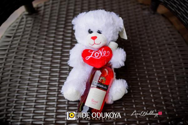 Nigerian Proposals Teddy and Wine LoveBugs Proposals LoveweddingsNG