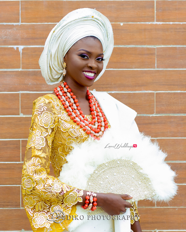 Nigerian Traditional Bride Tope and Dami Diko Photography LoveweddingsNG 3