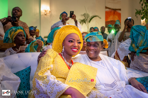 Nigerian Traditional Bride and Father Kunbi Oyelese Lanre Tomori LoveweddingsNG