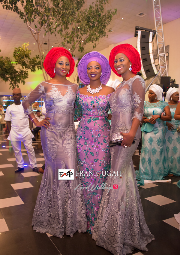 Nigerian Traditional Bride and Friends Kunbi Oyelese Lanre Tomori LoveweddingsNG