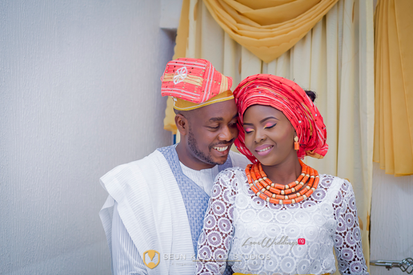 Nigerian Traditional Bride and Groom Seun and Tosin Seun Kilanko Studios LoveweddingsNG