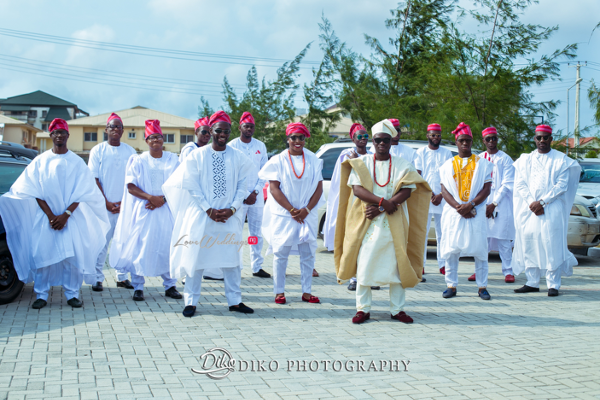 Nigerian Traditional Groom and Groomsmen Tope and Dami Diko Photography LoveweddingsNG