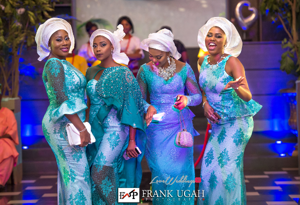 Nigerian Traditional Wedding Guests Kunbi Oyelese Lanre Tomori LoveweddingsNG