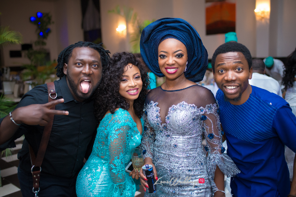 Nigerian Traditional Wedding Kunbi Oyelese Lanre Tomori with Toke Makinwa Jide Odukoya LoveweddingsNG