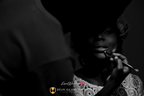 Nigerian Traditional Wedding Seun and Tosin Bridal Prep Seun Kilanko Studios LoveweddingsNG