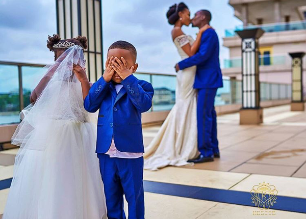 Nigerian Wedding Bride Groom Kiss Obiageli and Chiedu Keziie LoveweddingsNG