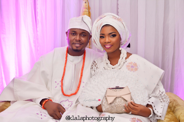 Nigerian Wedding Traditional Bride & Groom Bukky & Poju Klala Photography LoveweddingsNG