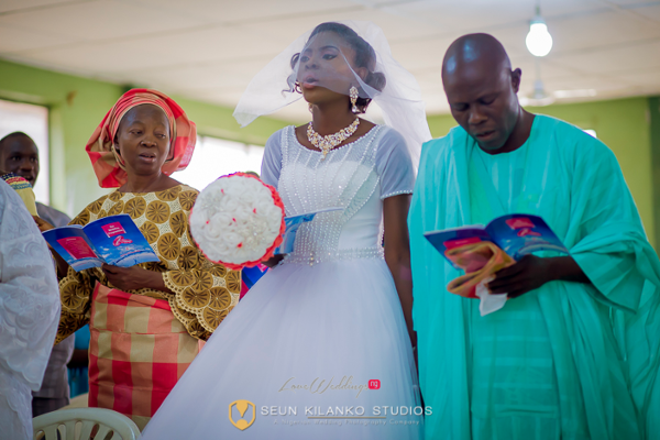 Nigerian White Wedding Bride and Father Walking down the Aisle Seun and Tosin Seun Kilanko Studios LoveweddingsNG