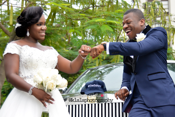 Nigerian White Wedding - Bride and Groom Folake and Ifeoluwa Klala Photography LoveweddingsNG 1