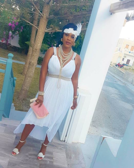 Monalisa Chinda Victor Tonye Coker White Wedding Greece LoveweddingsNG 4
