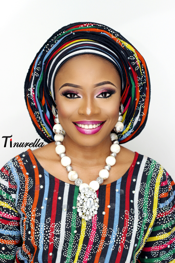 Nigerian Traditional Bridal Aso Oke Head to toe Tinurella LoveWeddingsNG