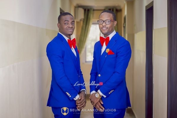 Nigerian White Wedding Groom and Best man Lamide and Biodun Seun Kilanko Studios LoveweddingsNG