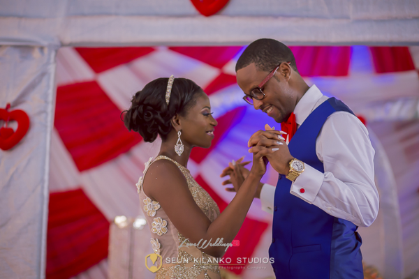 Nigerian White Wedding Reception Bride and Groom Lamide and Biodun Seun Kilanko Studios LoveweddingsNG