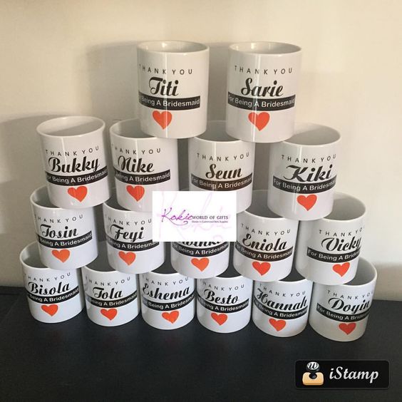 gifts-for-your-bridesmaids-and-groomsmen-customised-mugs-loveweddingsng