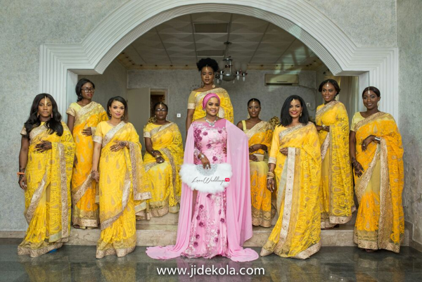nigerian-indian-bride-and-bridesmaids-solange-pose-faji2016-jide-kola-loveweddingsng