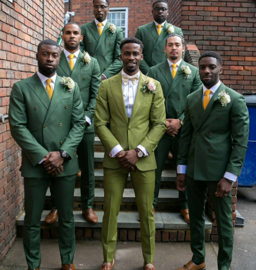 Nigerian wedding outlet suit pictures