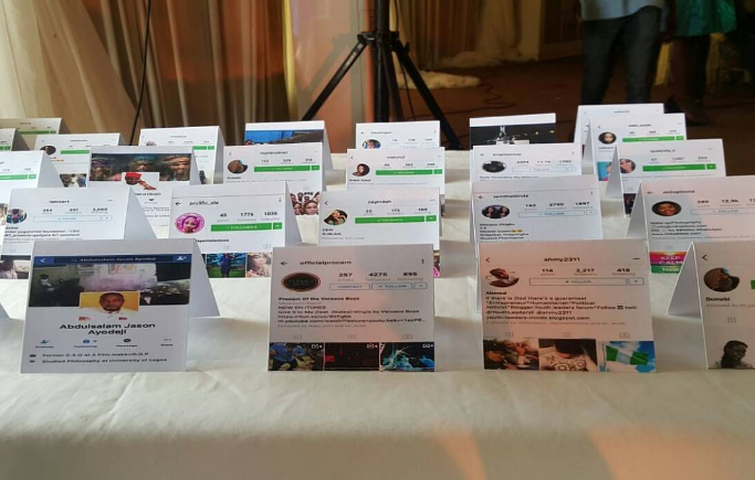 Adaugo and Uche's Nigerian Social Media Themed Wedding Guest Place Tags IPC Events LoveWeddingsNG 1