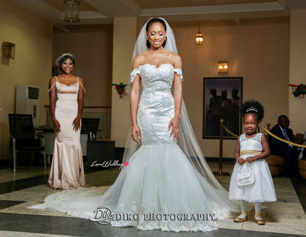 Nigerian Bride, Maid of Honor and Little Bride Solange Amaka and Oba 3003 Events LoveWeddingsNG