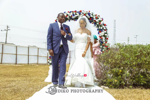 Nigerian Bride and Dad Amaka and Oba 3003 Events LoveWeddingsNG 1