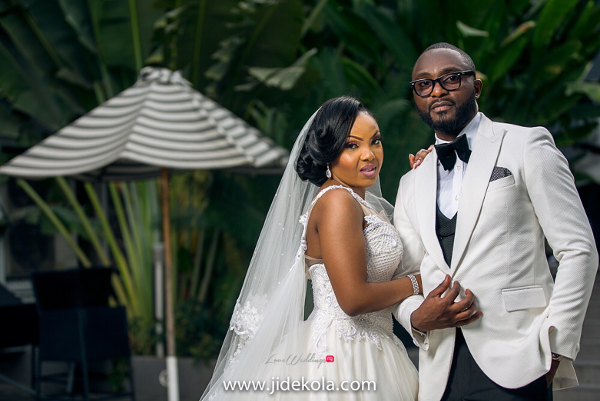 Nigerian Bride and Groom Prince Kasali and Olori Abisoye Jide Kola LoveWeddingsNG