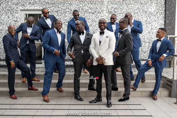 Nigerian Groom and Groomsmen - Prince Kasali and Olori Abisoye Jide Kola LoveWeddingsNG 1