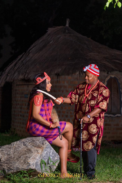 Nigerian Traditional Themed PreWedding Shoot Adaugo and Uche George Okoro LoveWeddingsNG 1