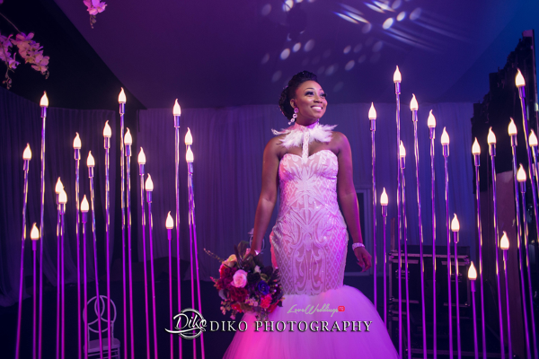 Nigerian Bride Reception Dress Toyosi Ilupeju and Wole Makinwa WED Dream Wedding Details Diko Photography LoveWeddingsNG 2