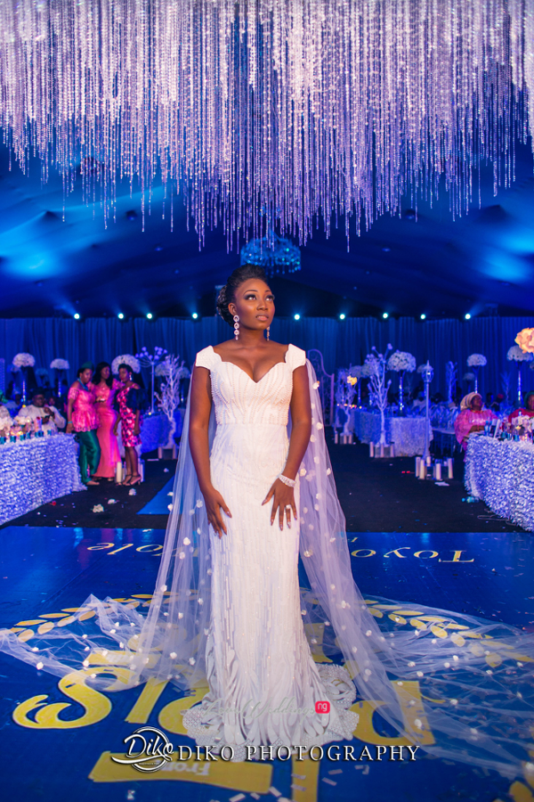 Nigerian Bride Second Dress Toyosi Ilupeju and Wole Makinwa WED Dream Wedding Details Diko Photography LoveWeddingsNG 2